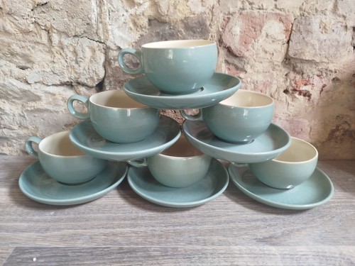Denby manor green cups - manor,