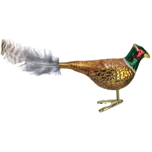 Pheasant glass christmas - pheasant,