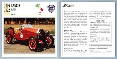 Lancia kappa 1919 22 - -,