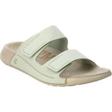 Ecco Shoes 2nd Cozmo Womens Ladies Adjustable Slide Sandals Green Size 4-7.5