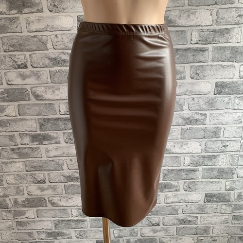 012 brown faux leather - 012,