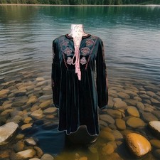 Zara Velvet/Velour Dress Green