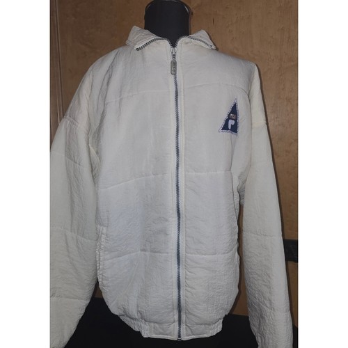 Fila white puffer jacket size - fila,
