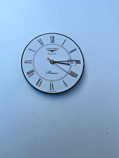 Longines Gents White Presence Day Date Quartz Wristwatch Movement 28.4mm