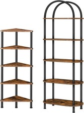 Hoobro corner shelf and tier - shelf, 5