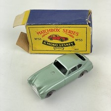 Vintage Boxed Matchbox Lesney Moko Aston Martin No. 53 Box A/F