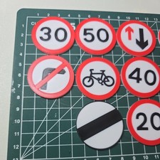 Road signs toy - road, 3d