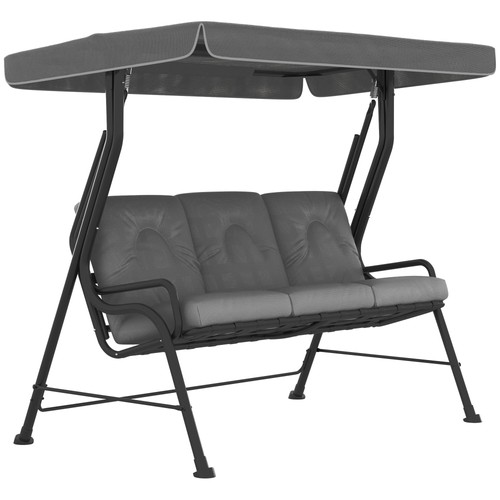 Outsunny seater garden swing - 3-seater,