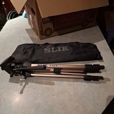 Slik F153 Tripod And Case Multi-Adjustable Legs Pan Tilt Head