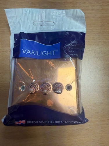 Varilight gang 10a or - 3-gang,