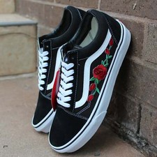 Vans black old skool red - vans,