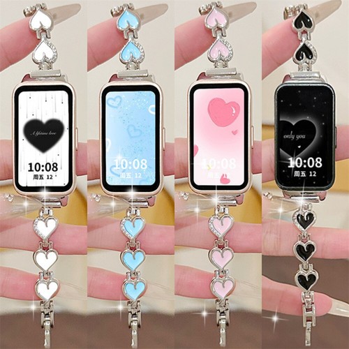 Lovely heart metal wristband - heart,