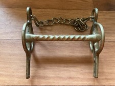 Vintage Unusual Fixed Cheek Liverpool Driving Bit Nickel 5” (3052)