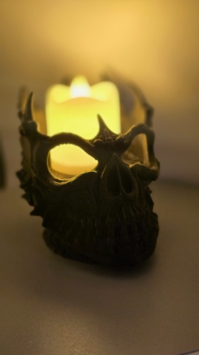 Scary skull tea - scary,