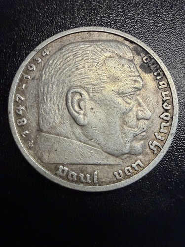 Silver reichsmark coins paul - silver,