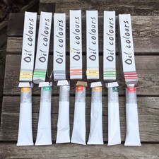 7x 150ml Tubes M Oil Colours For Artists Please Read Description