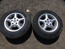 Caravan alloy wheels x 2 good
