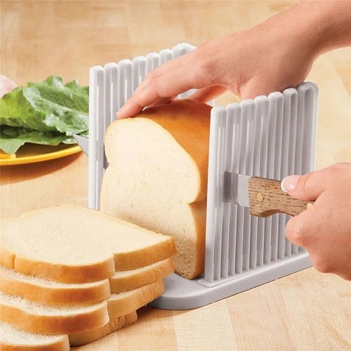 Adjustable bread slicer guide - adjustable,