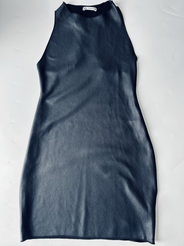 Zara black faux leather - black,