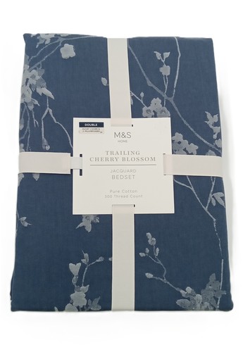 Home jacquard bedset blue - home,