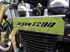 YAMAHA XJR1200 4RB2 1996 MIRROR POLISH STAINLESS STEEL ENGINE HEAD COVERS E001 