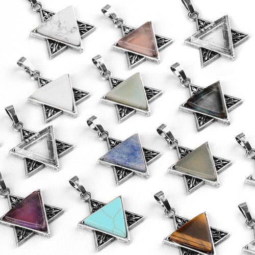 Hexagram star pendant - hexagram,