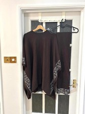 Frank usher embellished knit