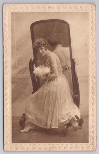 Edwardian glamour beauty lady - edwardian,