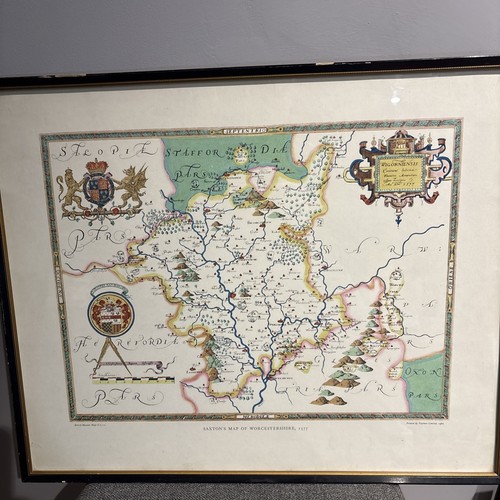 Vintage saxton map - vintage, saxton's