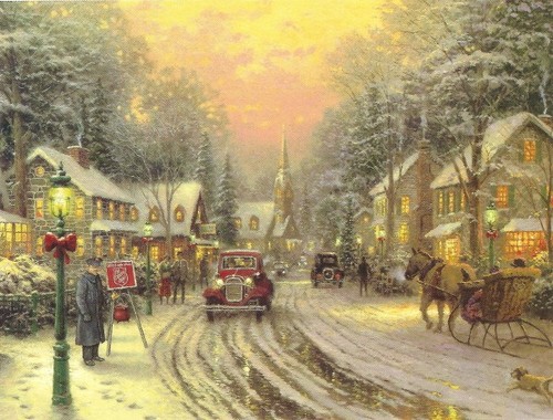 Thomas kinkade seasons - thomas,
