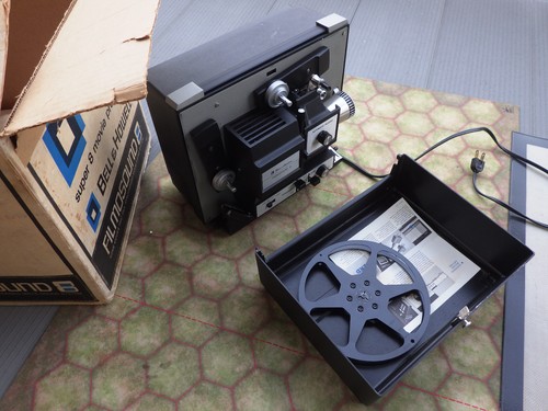 Vtg bell howell filmosound - howell,