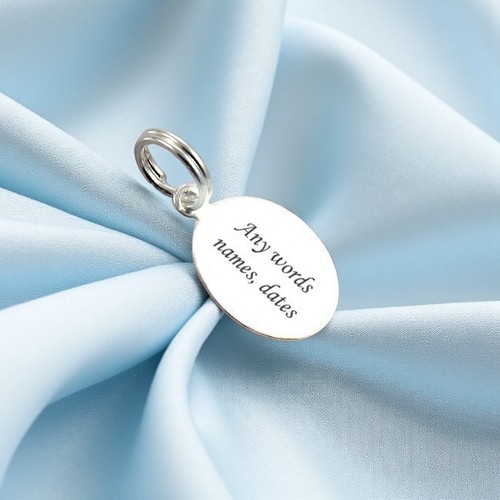 Tiny engravable oval - engravable,