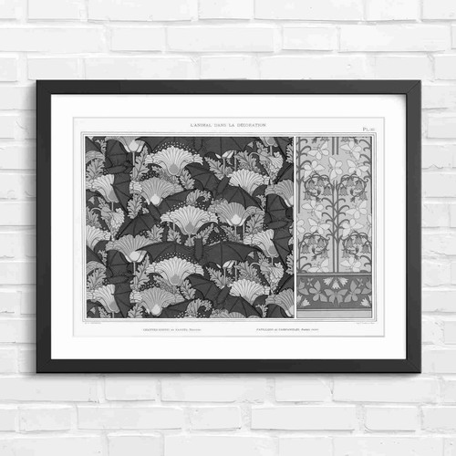 Art nouveau bats and - art,