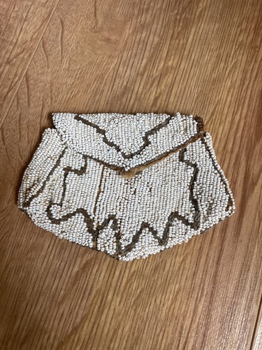 Antique beaded clutch - , bag/