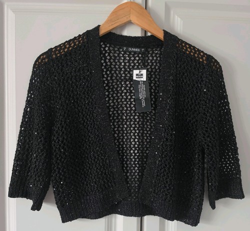 Dunnes stores black open knit - dunnes,