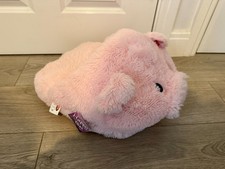 Brand New With Tags - Happy Feet  Pink Piggy Foot Warmer Cute Fluffy Pig Slipper