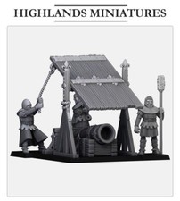 Highland Miniatures - Gallia - Bombard and Crew