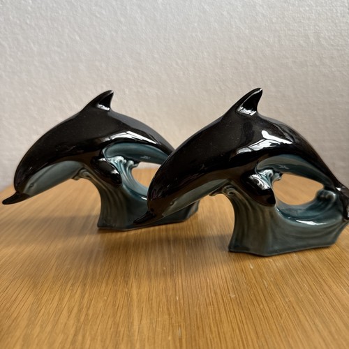 Poole pottery blue black - 2,