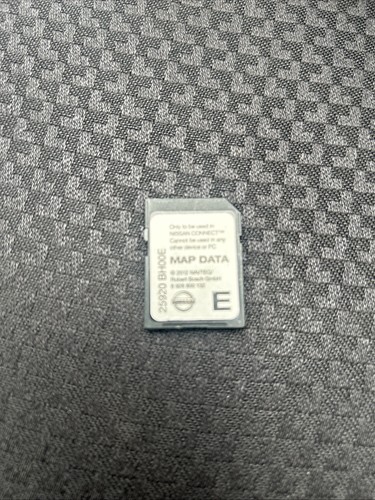 Nissan sat nav card from - nissan,