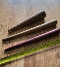  VINTAGE OAK SAILMAKERS ROPE SPLICING FID MARLIN SPIKE 10" LONG