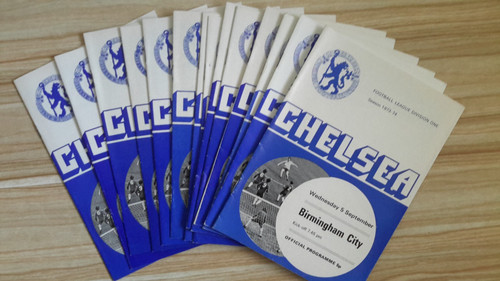 Chelsea programmes from - chelsea,