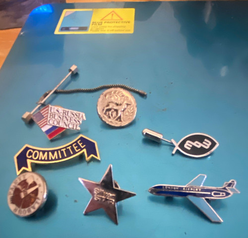 Mixed enamel lapel pin badge - lapel,