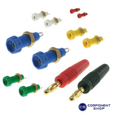 Gold Plated 4mm Banana Plugs /