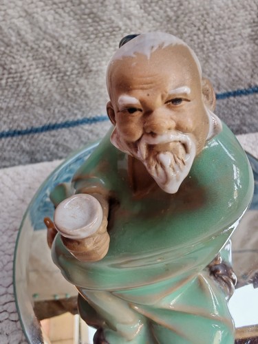 Vintage chinese mudman figure - vintage,
