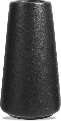 Black ceramic vase for pampas - ceramic,