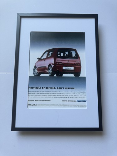 New framed fiat seicento - new,