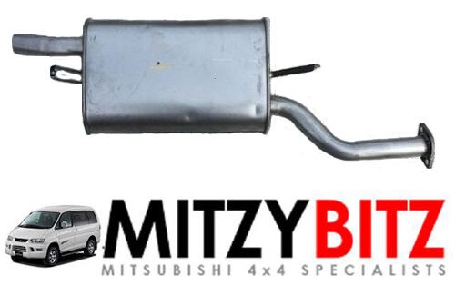 Exhaust back box silencer - box, for