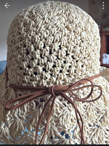 One size crochet straw - size, hat