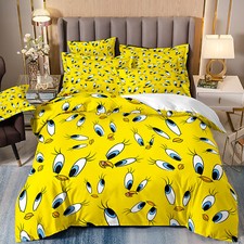 30Yellow Tweety Quilt Cover