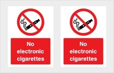 No E-CIg Sticker x2